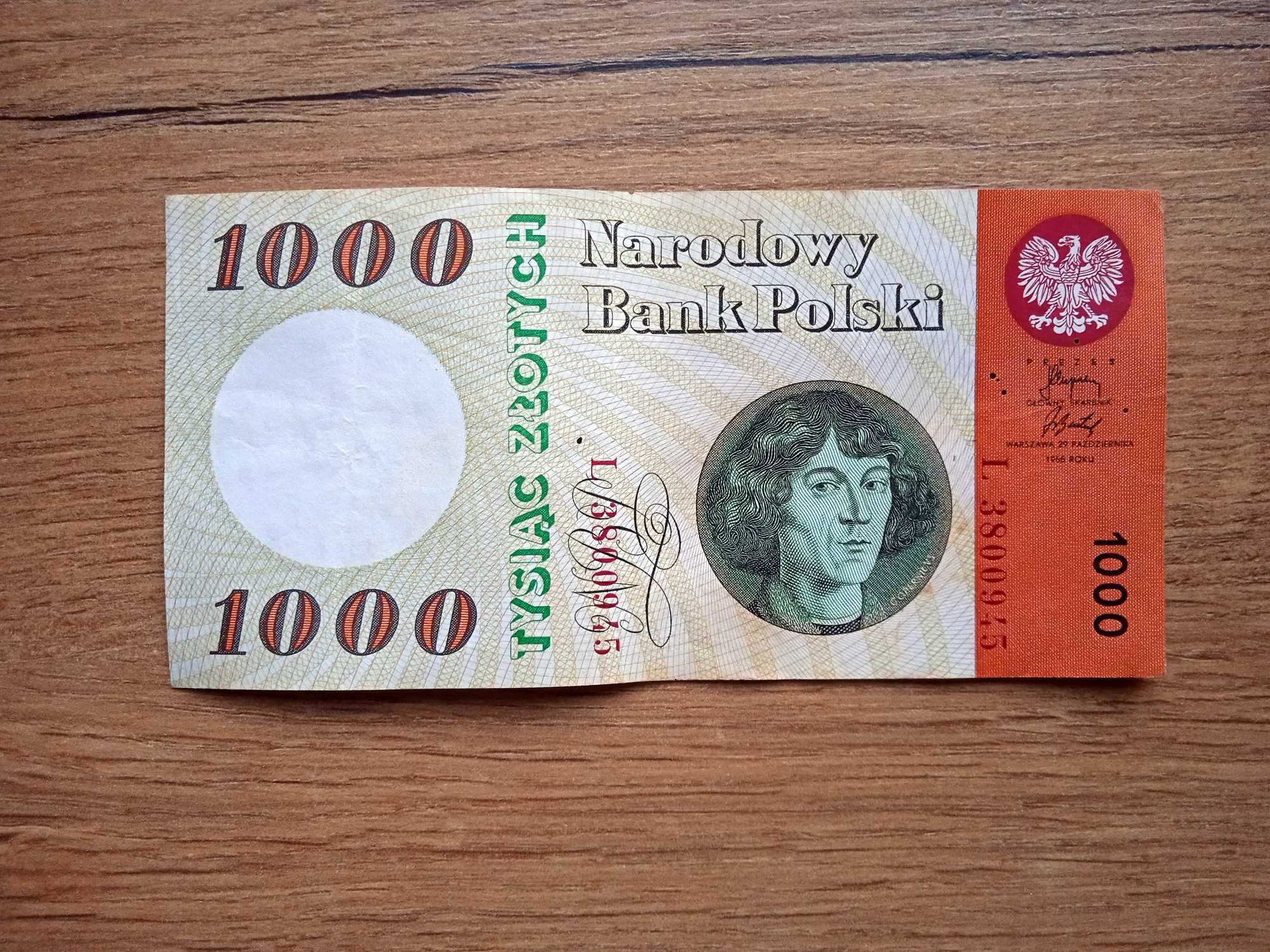 1000 zł 1965  seria L