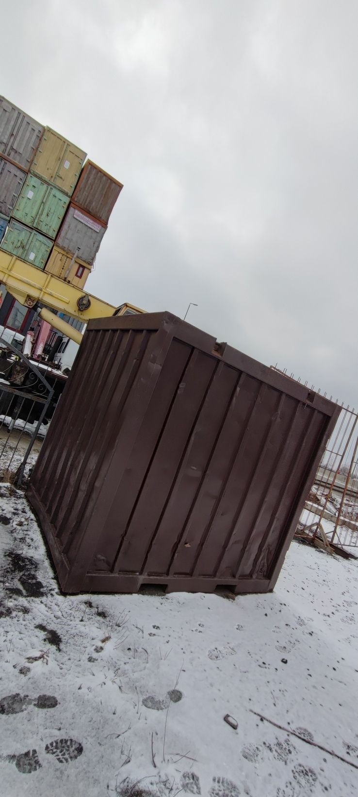 Модульний будинок, житло для будівельників. Бытовка контейнер морський