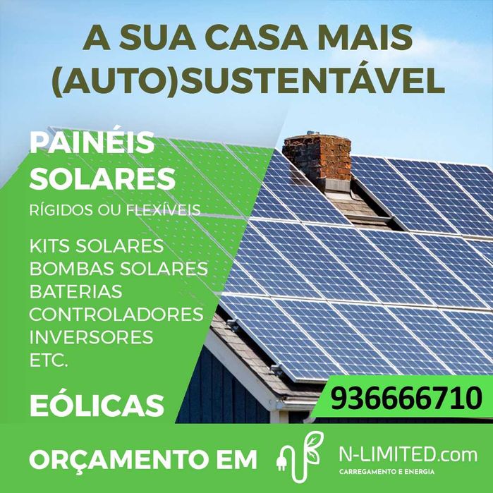 Instalação e Venda de Painéis Solares e Eólica