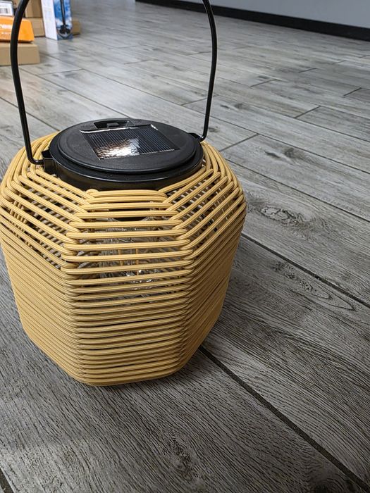 Lampion wiklinowe solarny