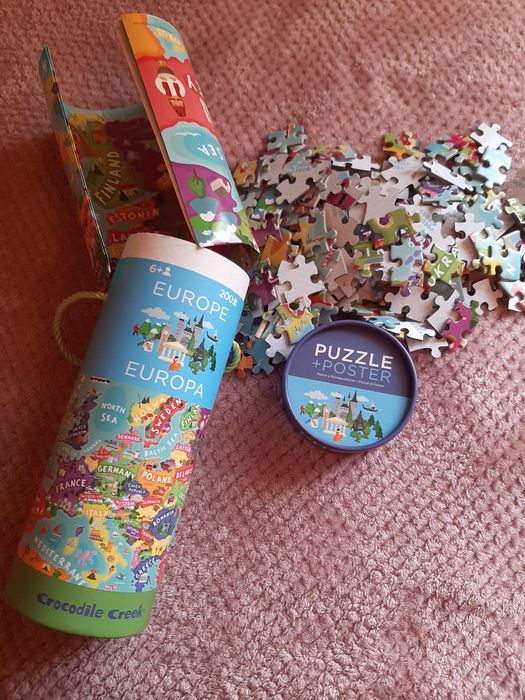 Puzzle+Poster Europa Crocodile Creek