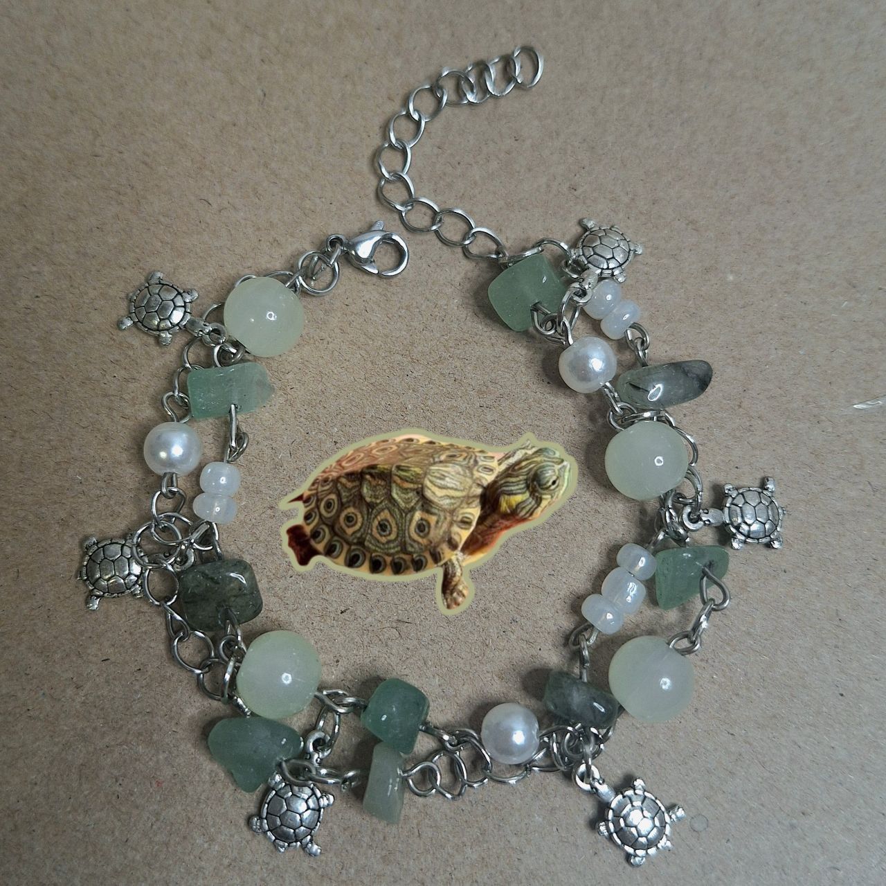 Pulseira Tartaruga Verde