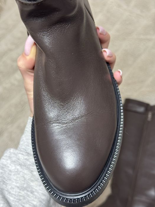 Жокейські чоботи (єврозима),натуральна шкіра