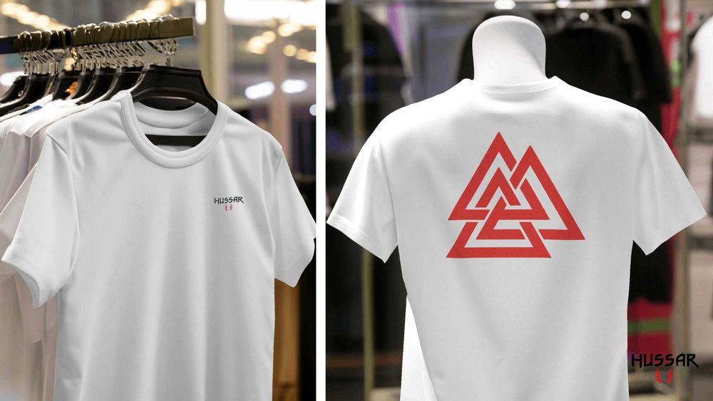 Koszulka HUSSAR – nordycki symbol | bawełna 100% | promocja 3+1 gratis