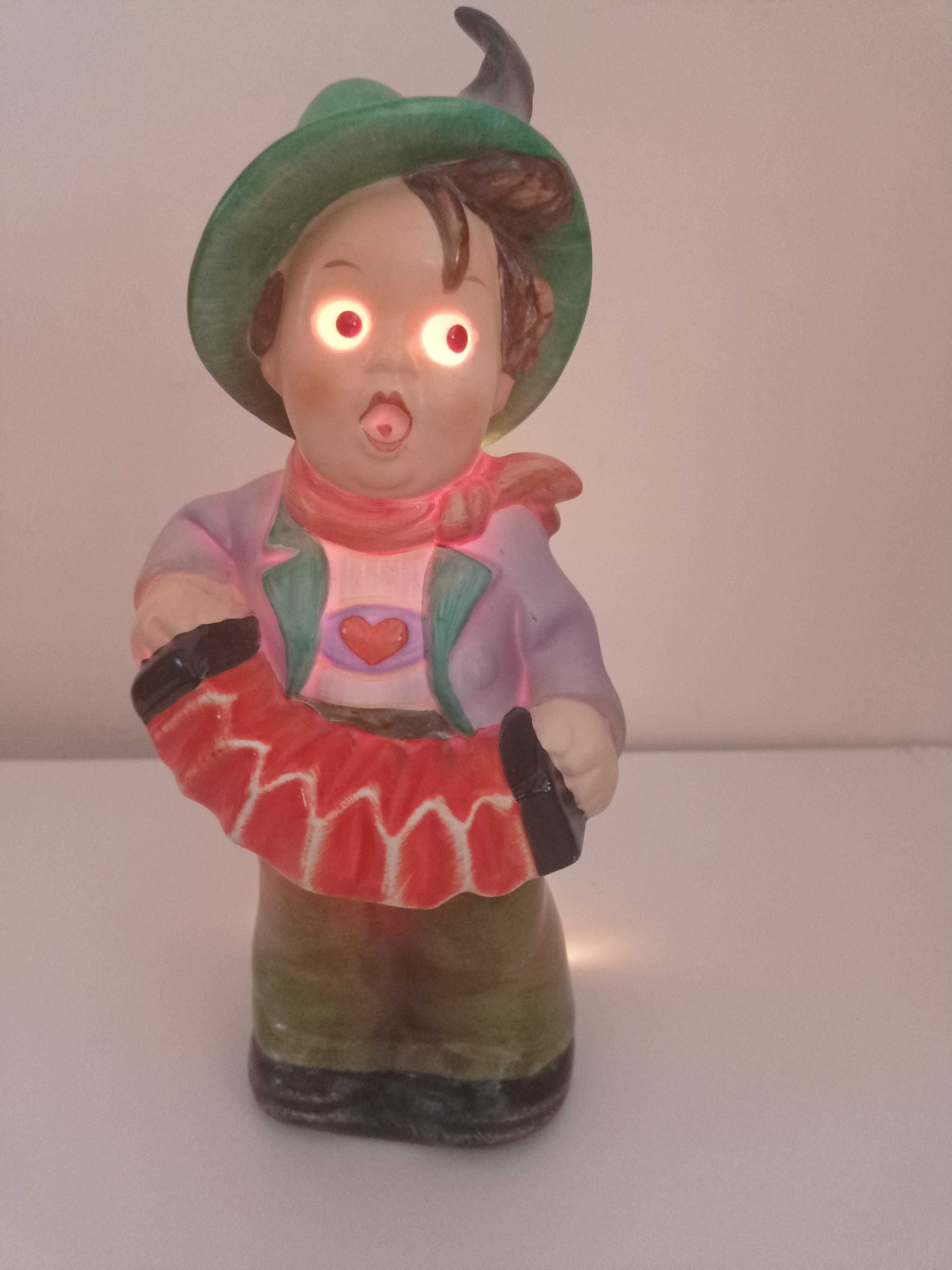 Kolekcjonerska Lampa Figurka Porcelana Goebel  lata 60-te vintage,