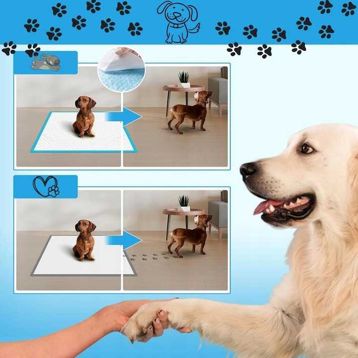 PODKŁADY DLA PSÓW Psa Higieniczne Maty Do Sikania Zwierząt 40x60 50szt