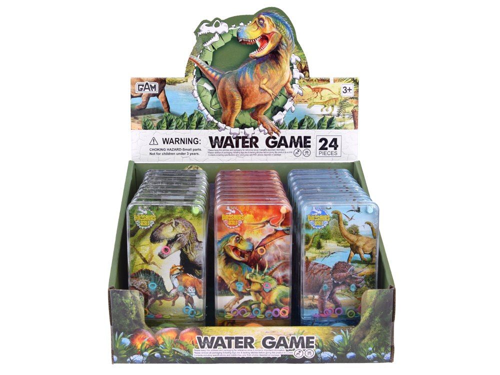 Gra wodna zręcznościowa złap kółka dinozaury GR0629