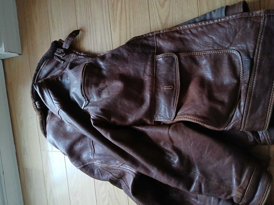 Blusão/ Parka Pele Bovino Masculino