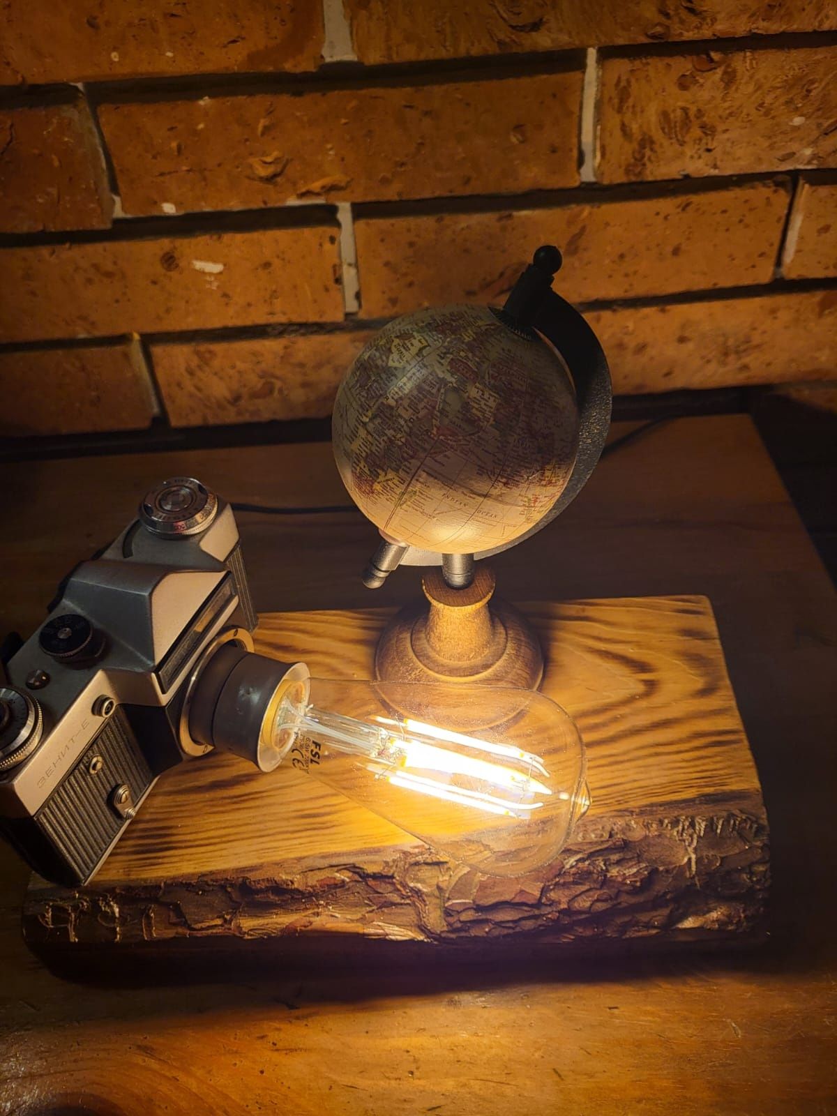 Lampa loft industrialna. Lampka