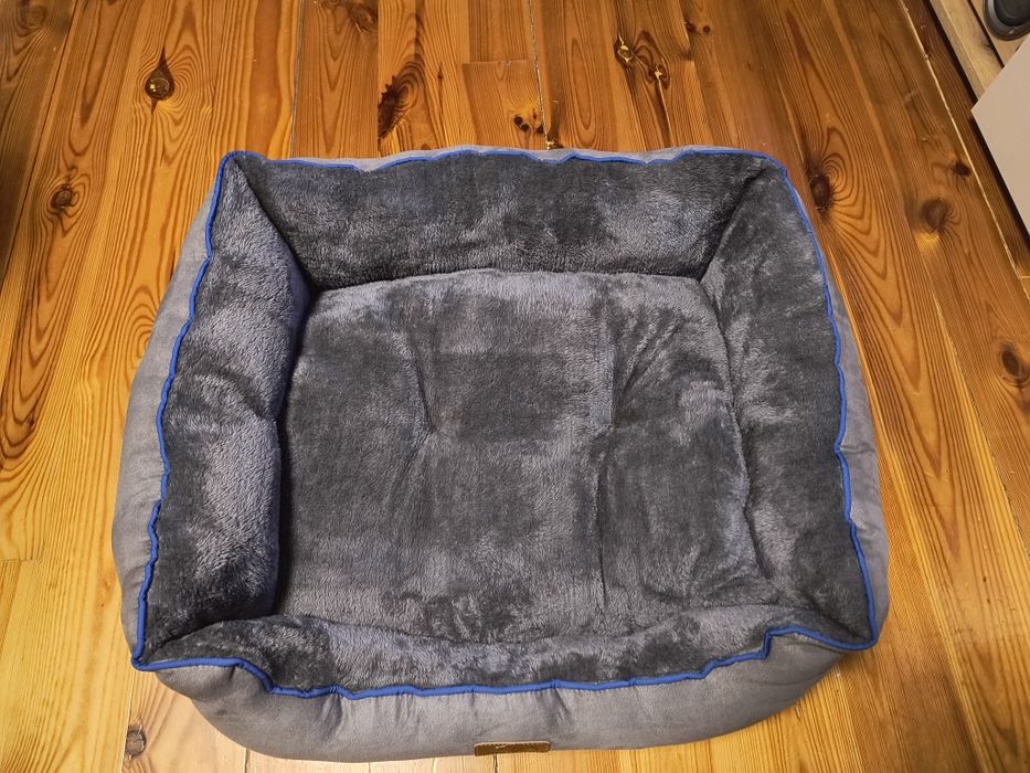 Legowisko Dla Małych Psów 63x53x20 cm Szare miękkie BEDSURE