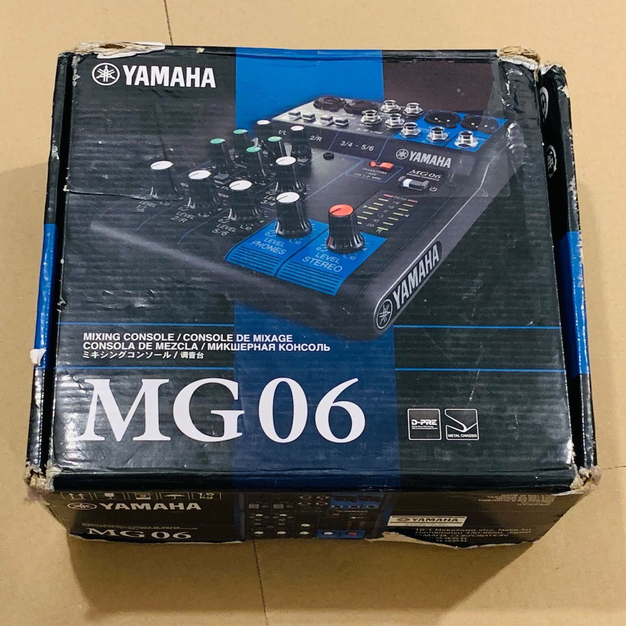 YAMAHA MG06 - mikser analogowy 6-kanałowy