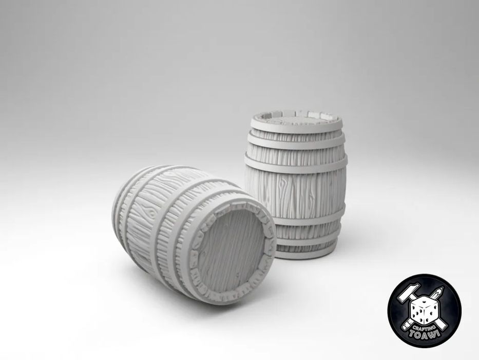 Barril Detalhado para Jogos