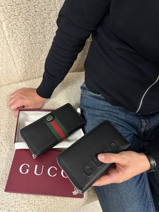 Гаманець портмоне gucci чоловічий комплект бутика