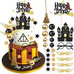 Zestaw na tort urodzinowy - HARRY POTTER