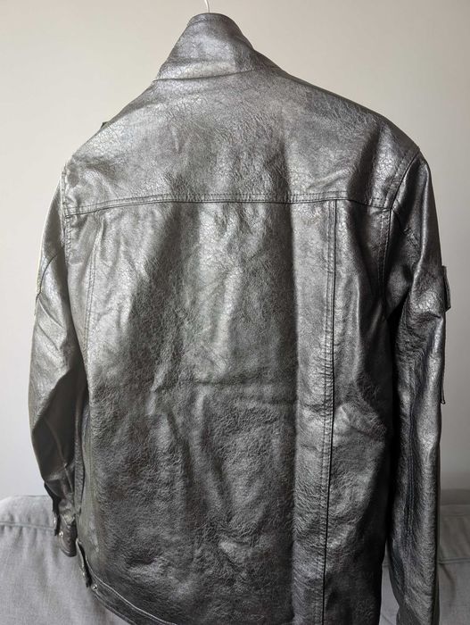 Kurtka skórzana eko skóra męska M