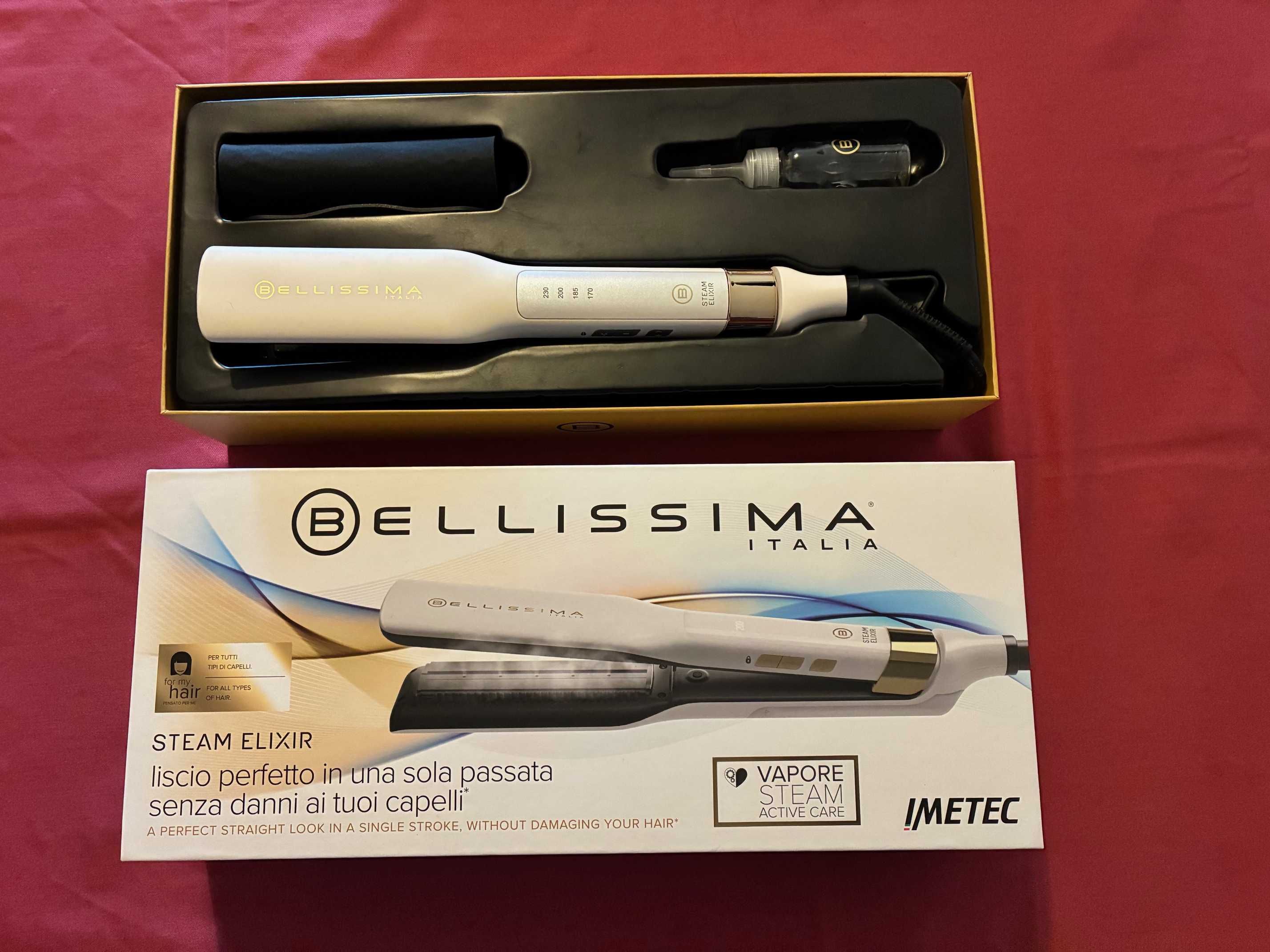 Alisador Bellissima Imetec Steam Elixir