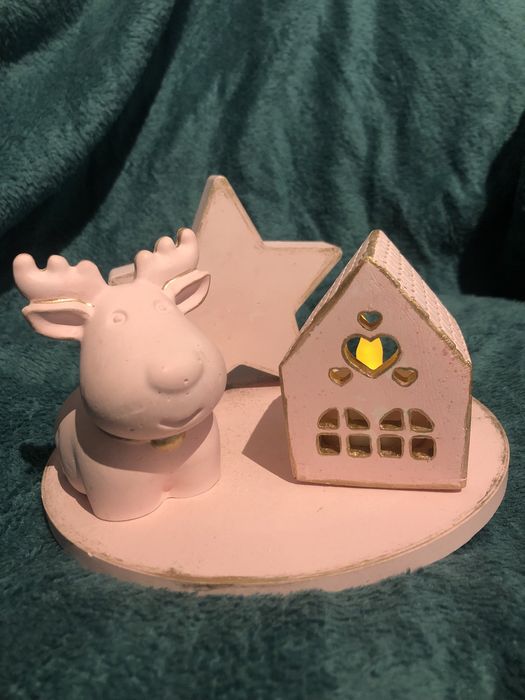 Ręcznie robiona figurka z gipsu