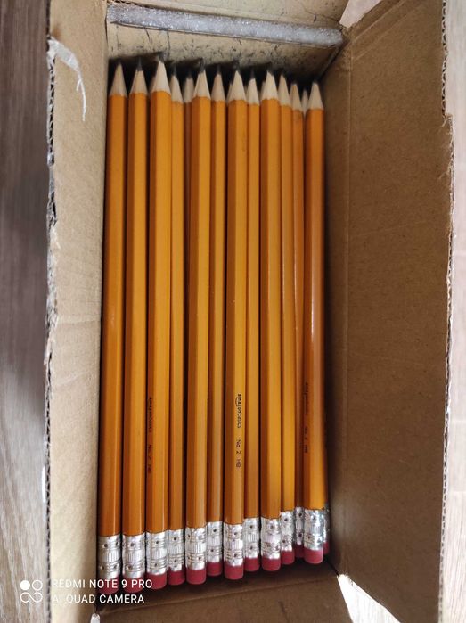 Олівці канцелярські, графітні (прості), нові 150 шт.