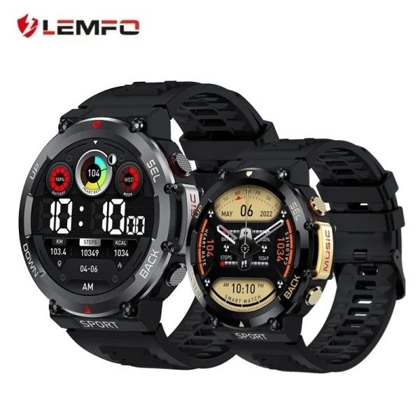 Тактические Смарт часы Smart LEMFO LF 33 IP68 смарт годинник AMOLED