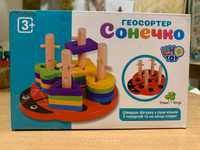 Геосортер "сонечко", Tree toys, деревянное, состояние отличное