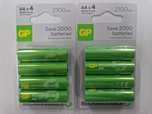 8 szt Akumulatorki GP AA R6. 2100mAh