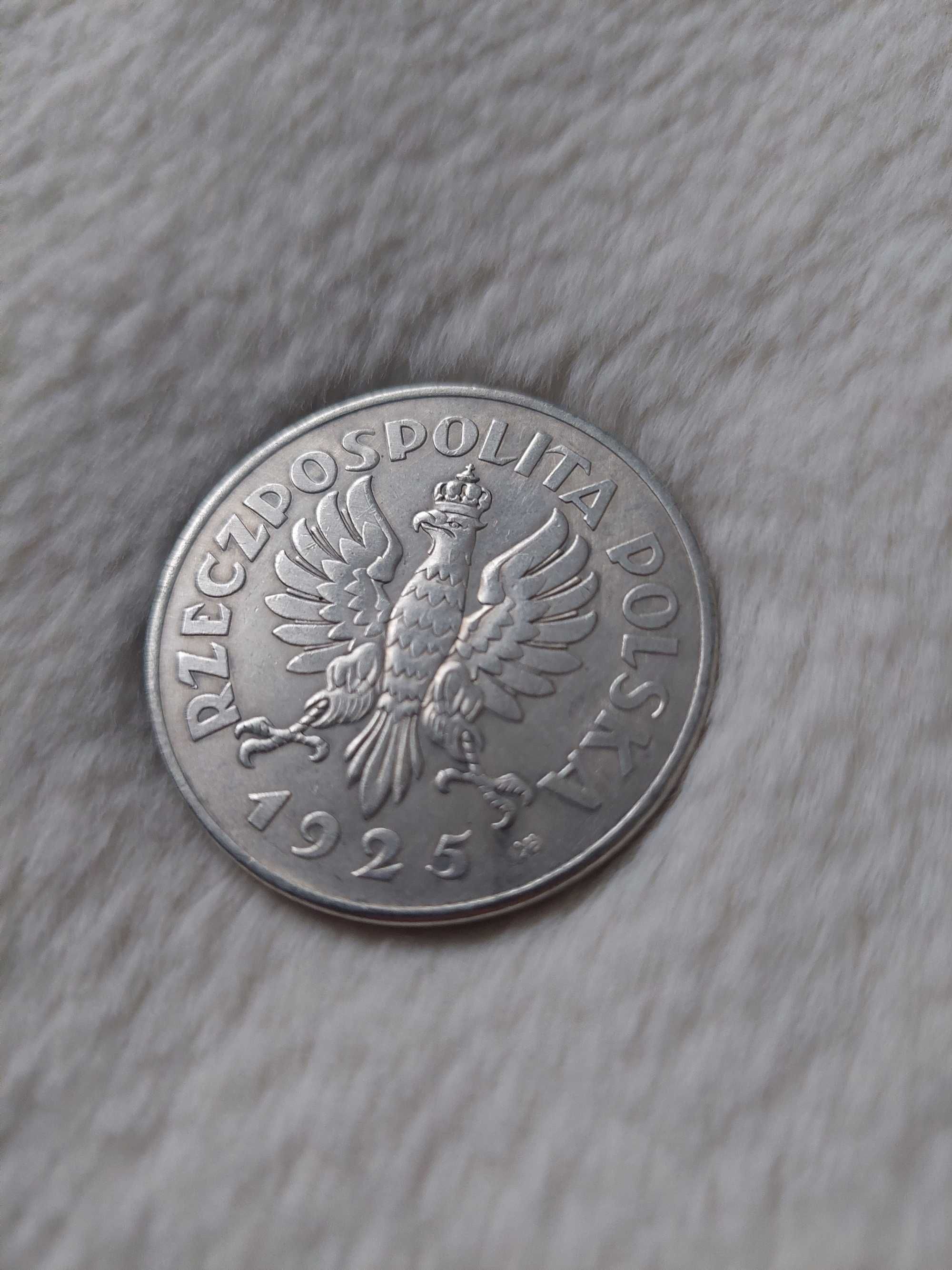 Piękna moneta 5 złotych Konstytucja 1925 kopia