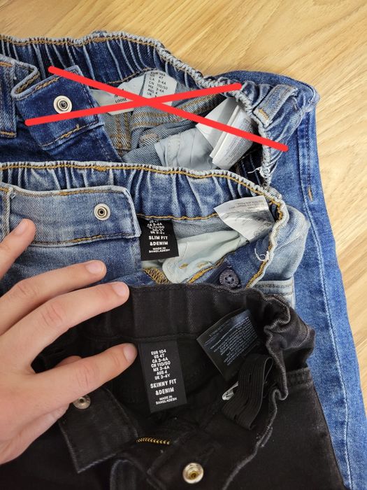 Дитячі джинси на вік 2,3,4 роки