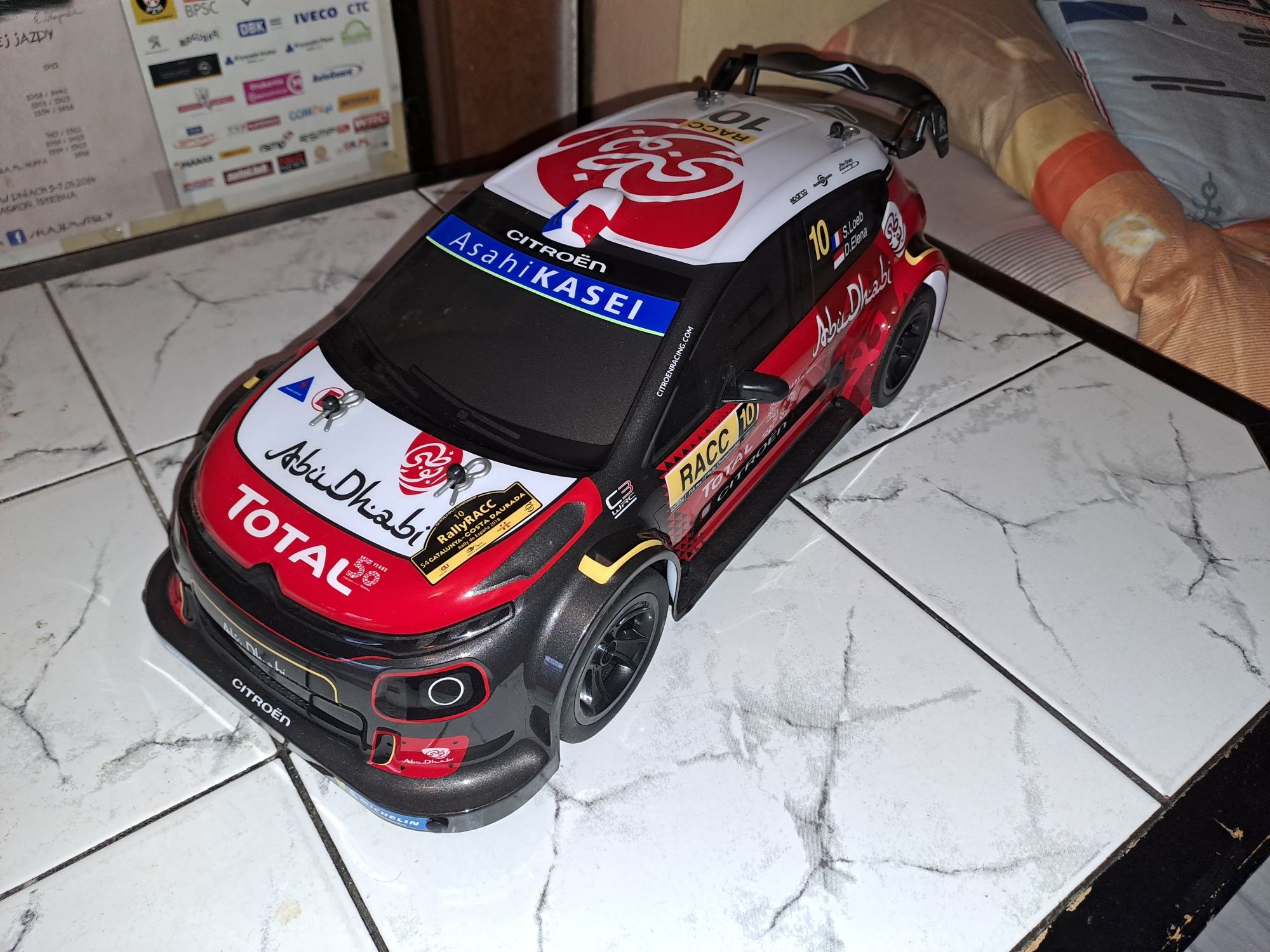 Citroen C3 WRC RC, Skala 1:10. Model zdalnie sterowany. Nowy.