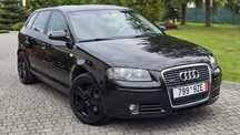 Audi A3 Piękne A3 Sportback Quattro 4x4 S-Line Alcantara Bixenon Alu17 Serwis