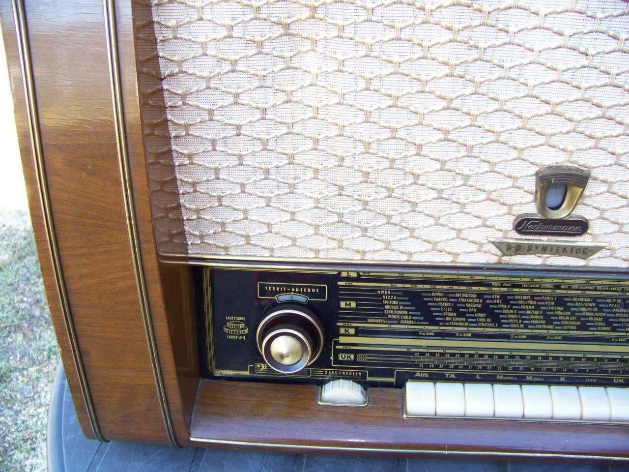 Stare radio lampowe Neckermann Luxus-Syntektor 111/27 Sprawne!