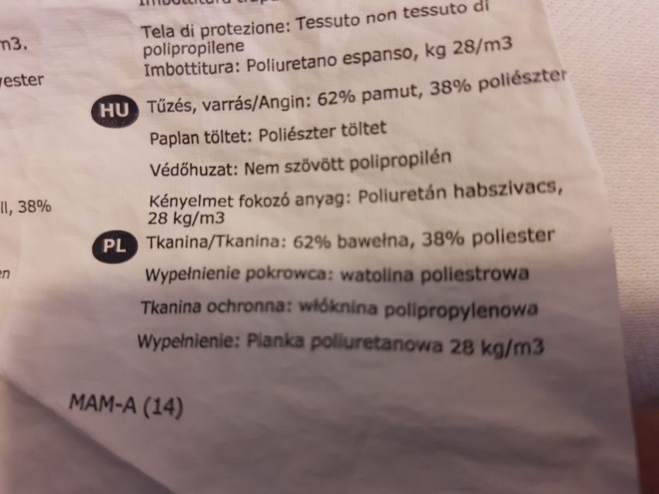 Materac IKEA Underling 70*160