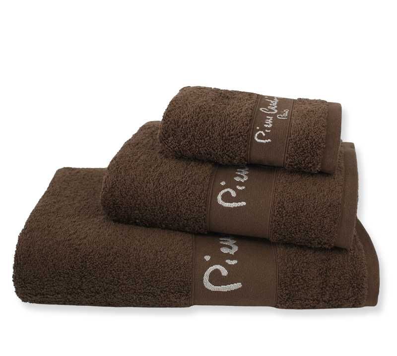 Conjunto 3 toalhas PIERRE CARDIN (banho, mãos, bidé) - NOVO
