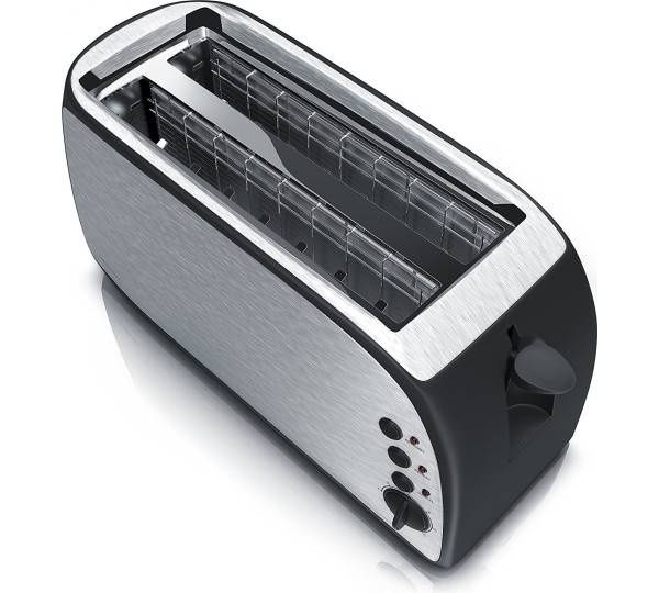 Nowy duży toster opiekacz Arendo Dejuner 1500 W chrom