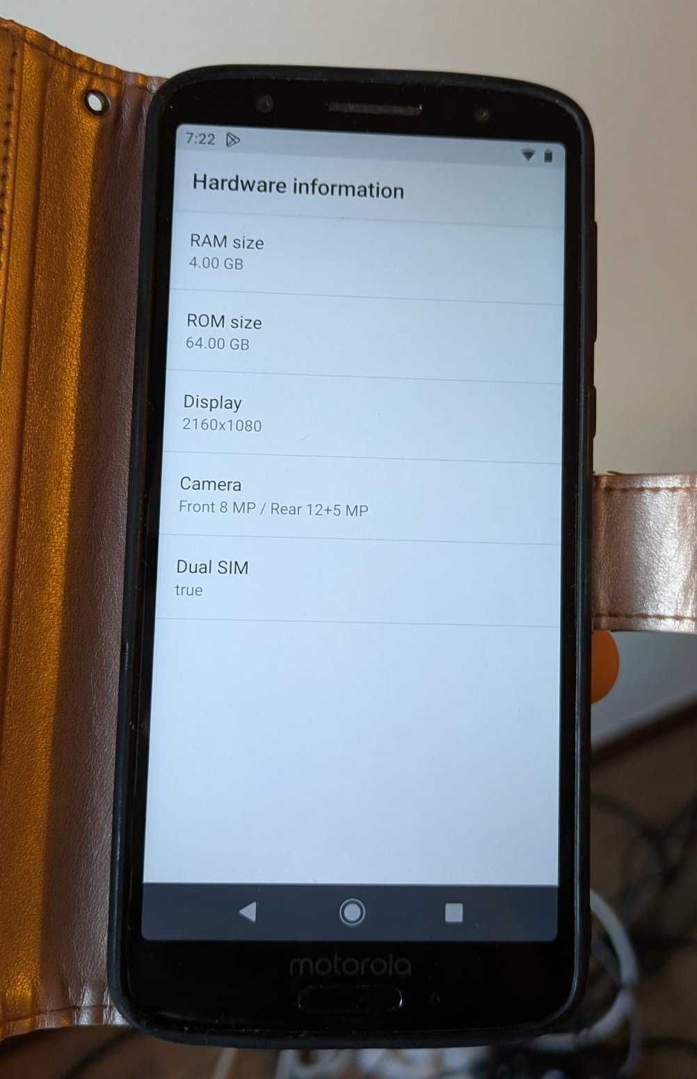 Telemóvel Motorola Moto g6