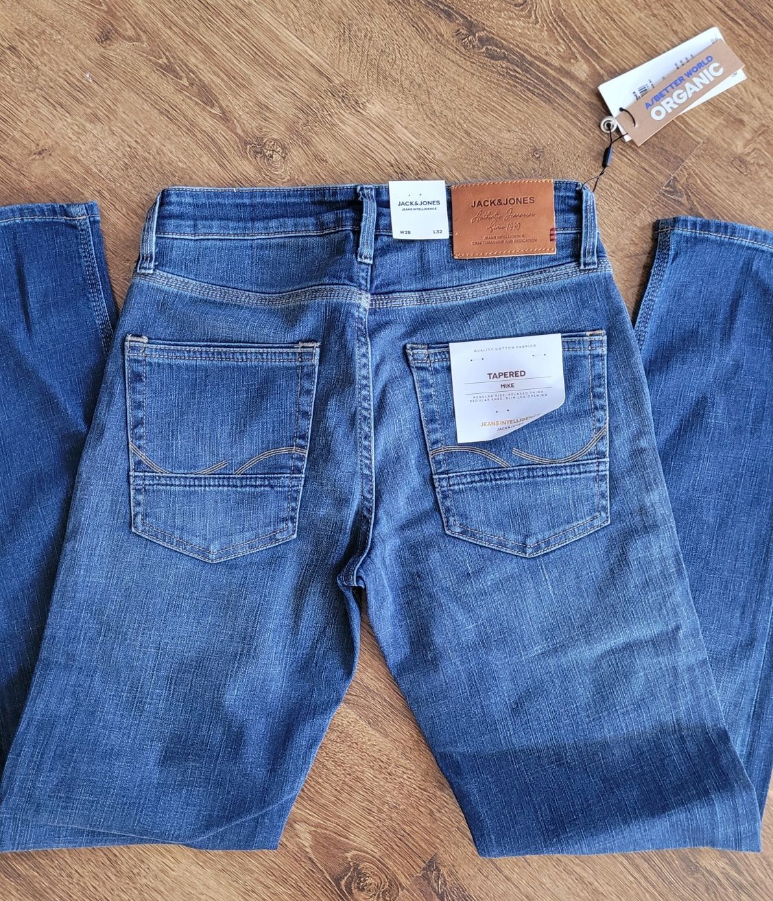 Spodnie męskie jeansowe tapered Mike Jack&Jones 28/32