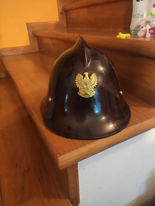 Hełm strażacki z okresu PRL lata pięćdziesiąte