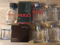 Butelki po perfumach męskich - Hugo Boss, Calvin Klein