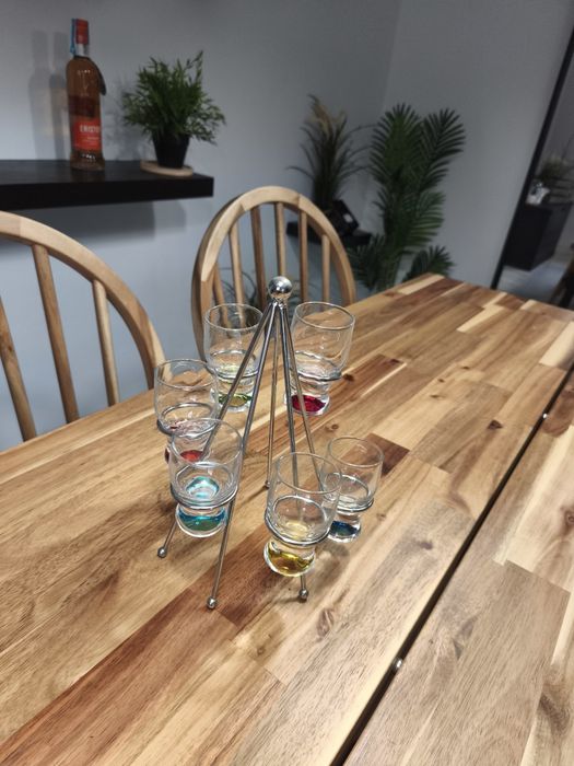 Set copos shots com suporte