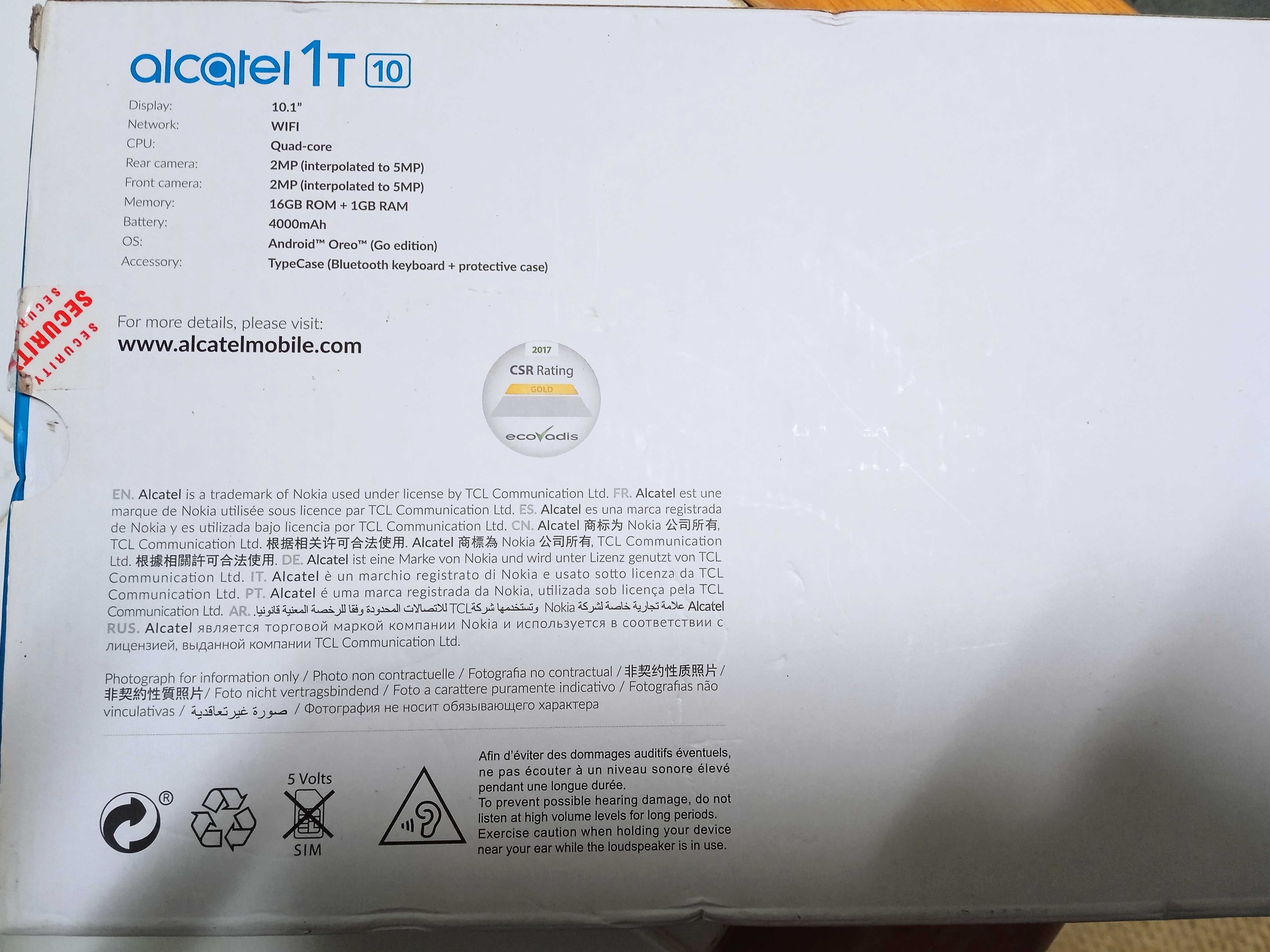 Tablet Alcatel Android