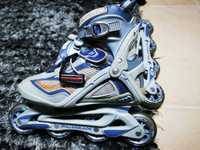 Patins em linha usados como novos  Rollerblade