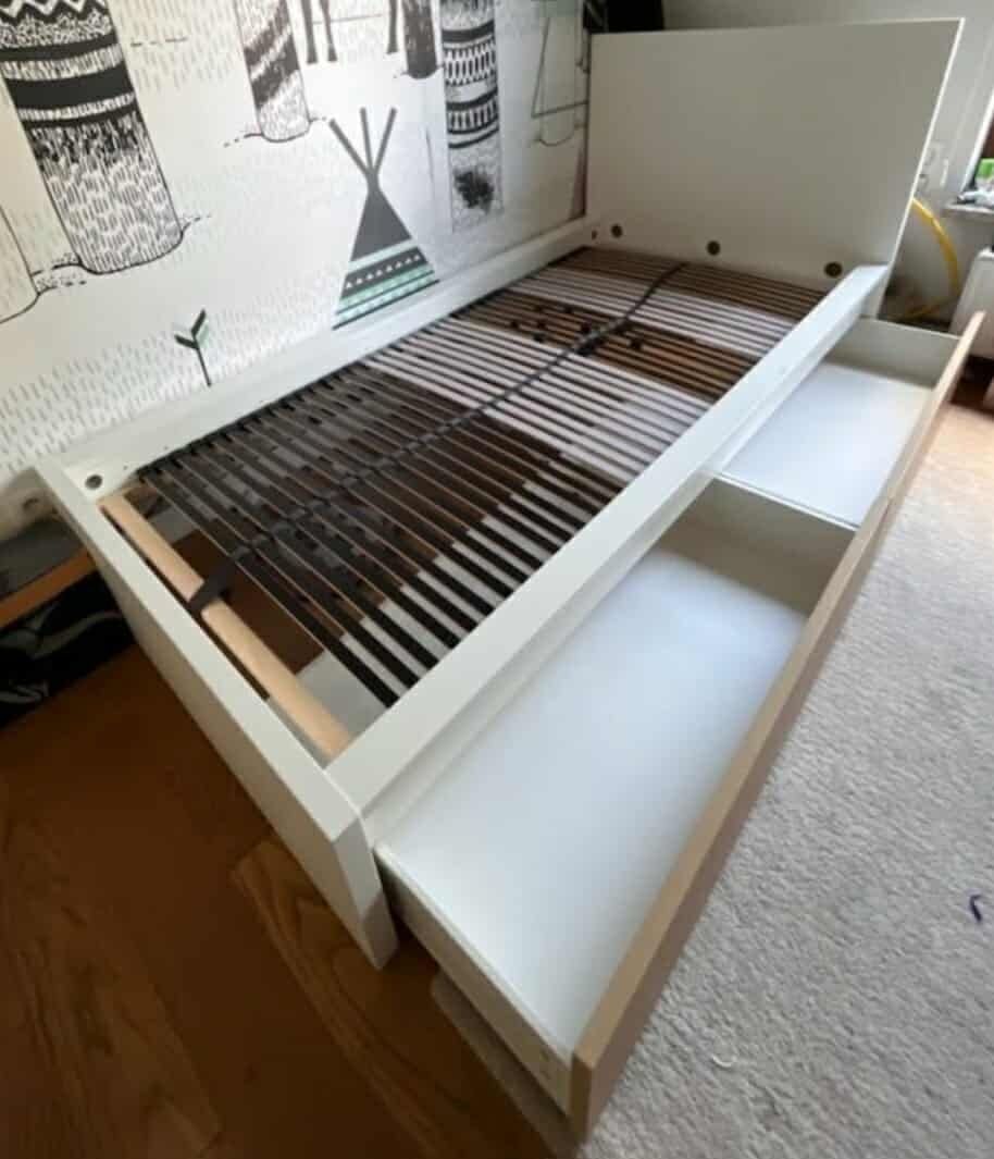 Łóżko Białe Ikea