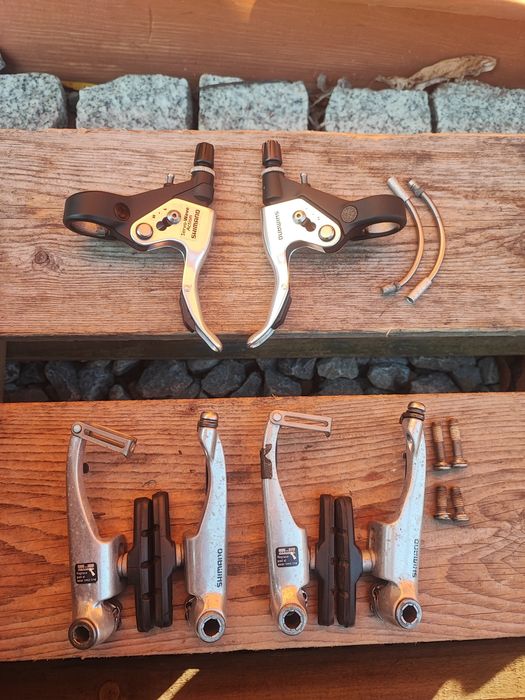 Klamki i hamulce rowerowe vbrake Shimano Deore LX M600 Retro MTB