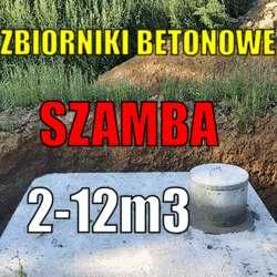 Szamba betonowe 2m3 Zbiorniki betonowe Piwnice Ziemianki