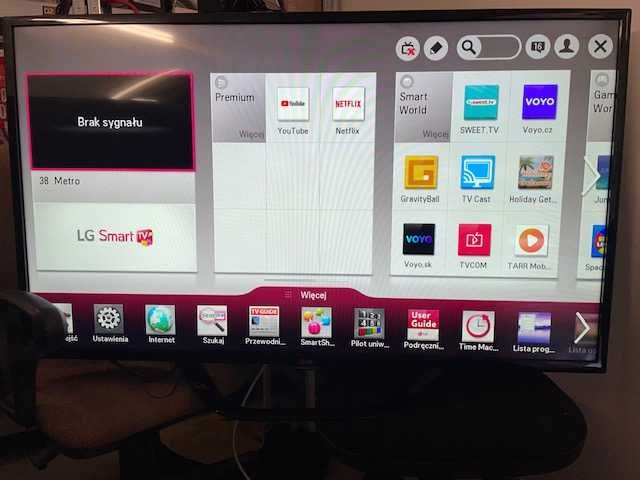 TV 50" LG SMART, WiFi, Full HD, YouTube, Netflix, 100Hz,