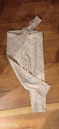 Zestaw legginsy plus opaska H&M dla księżniczki 92