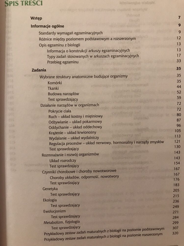 Biologia zbiór zadań OMEGA - przygotowanie do matury