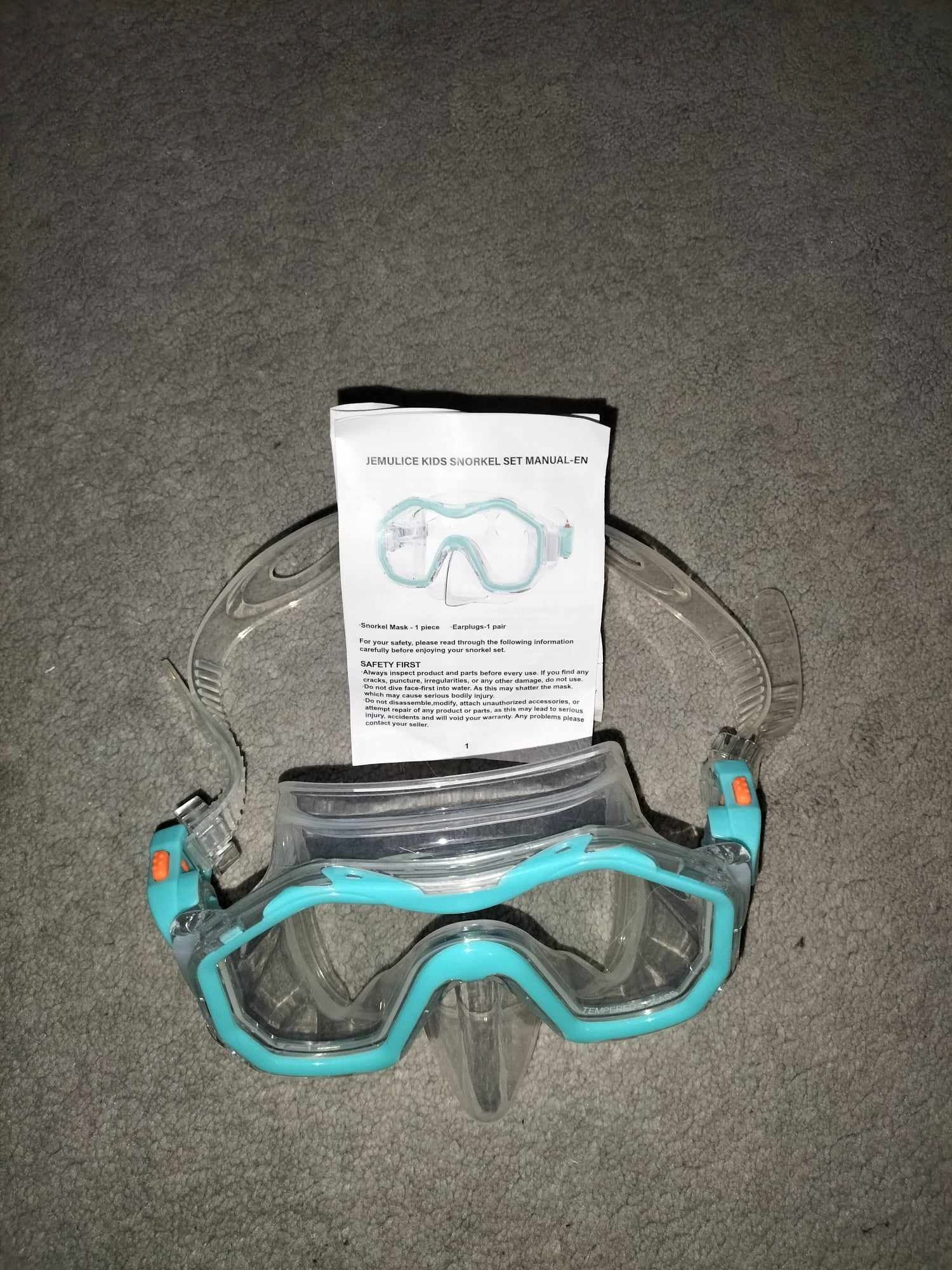 Okulary do nurkowania dla dzieci