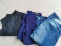 Pack 3 calças ganga