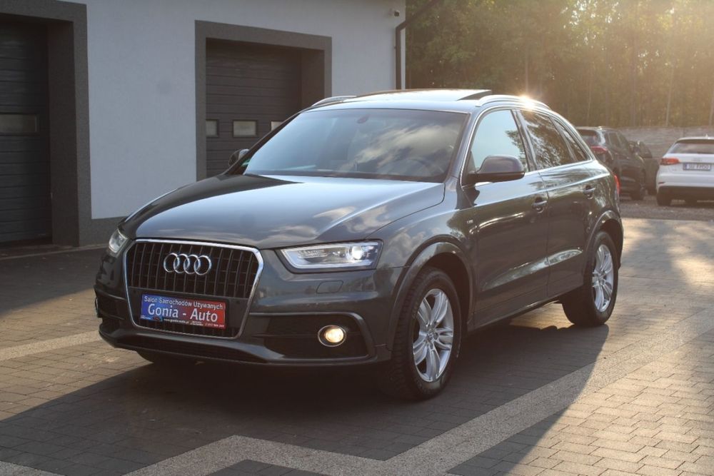Audi Q3 Gwarancja_Quattro_Sline_Panorama_Czarna Podsufitka !!!