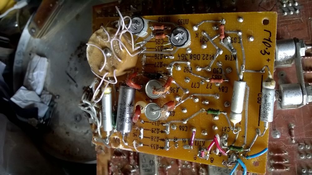 Остаток комплектующих осциллографа  СССР